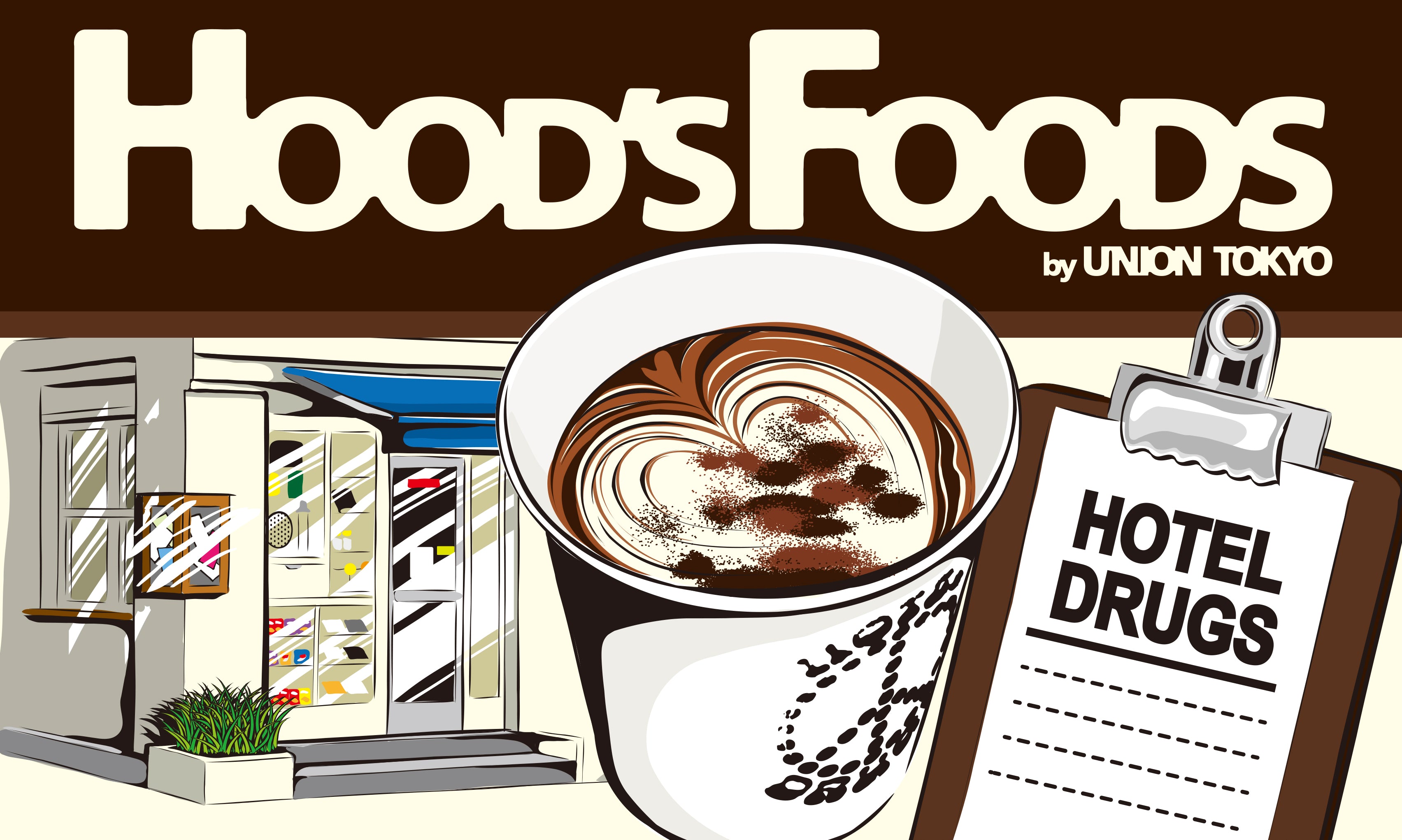 KNOW THE LEDGE / HOOD'S FOODS - HOTEL DRUGS – UNION TOKYO