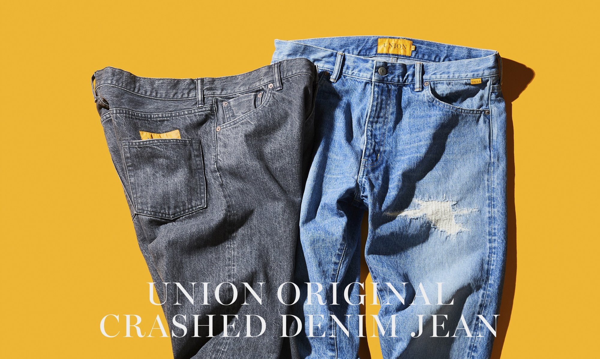 Union Original Crashed Denim Jean