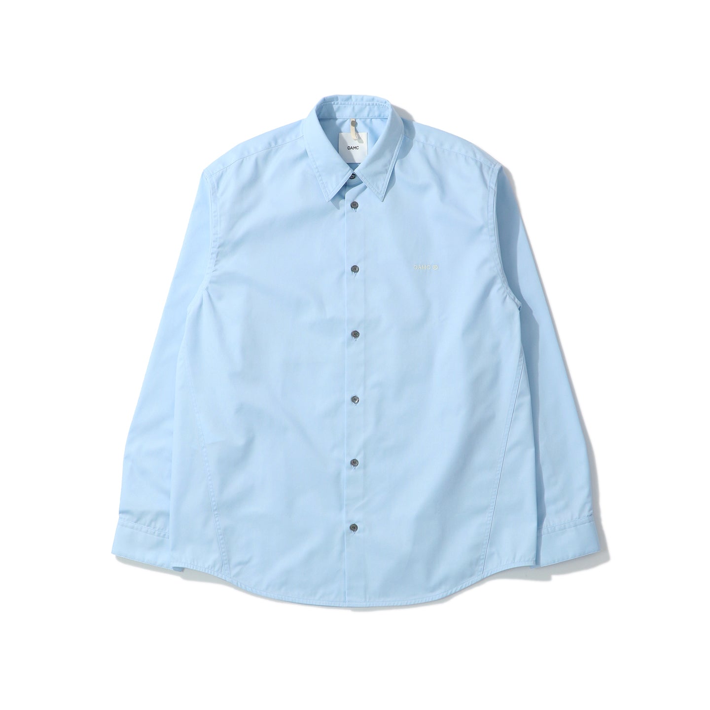 低価超歓迎【盆休みセール‼️】OAMC レギュラーカラーシャツ XL シルクパッチ トップス