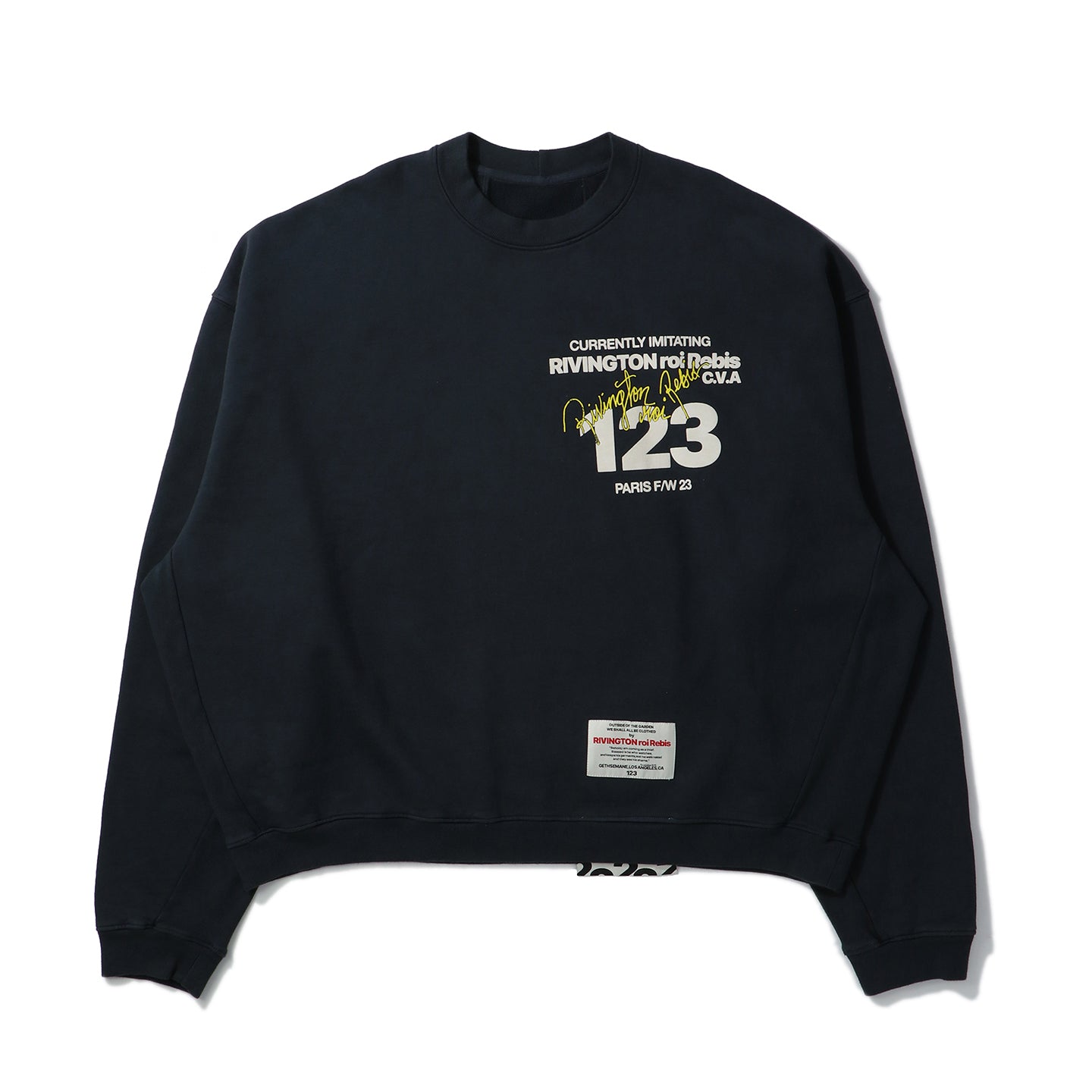 RRR(トリプルアール)｜CVA IMITATION OF PARIS CREWNECK(CVA