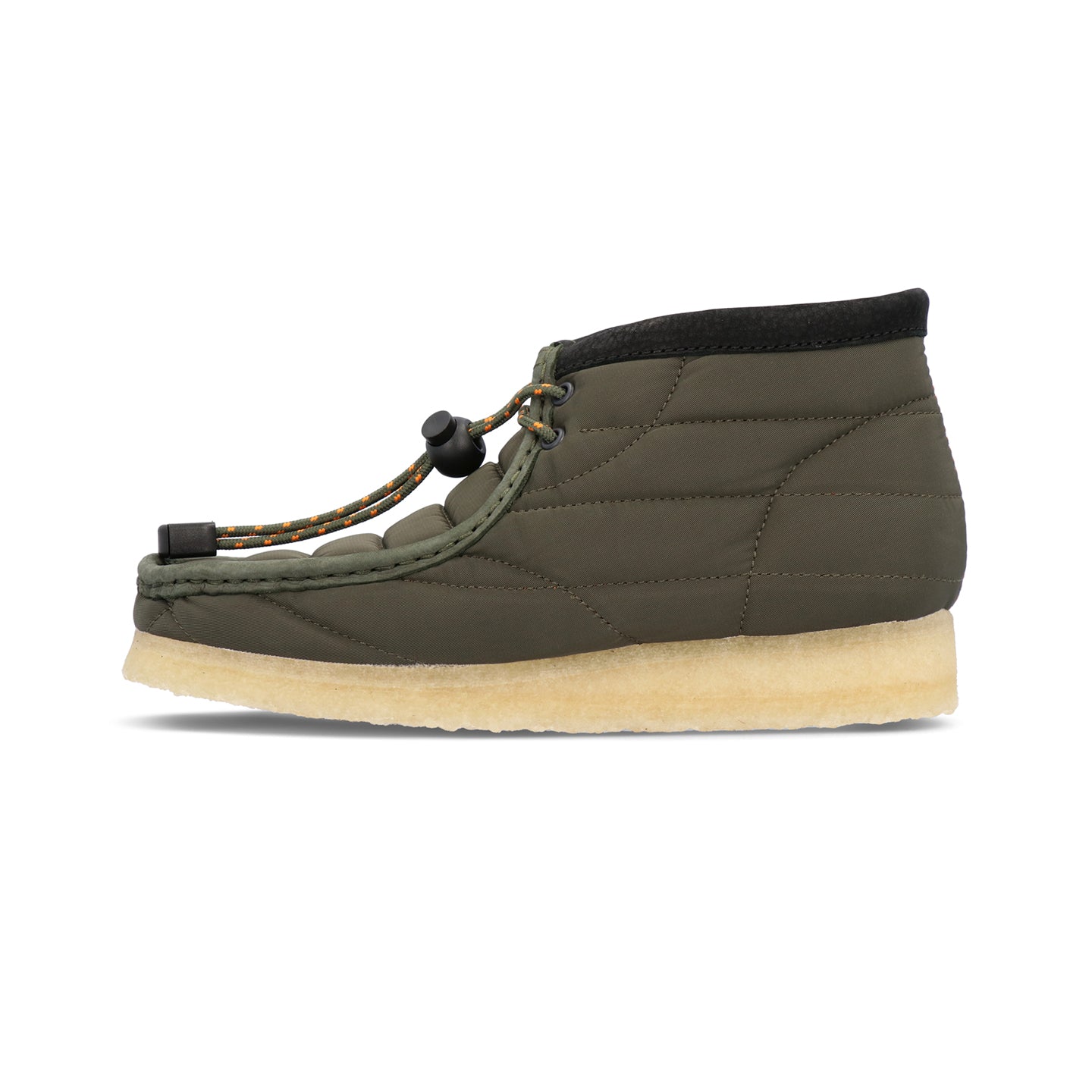 Wallabee Boot Khaki Quilted