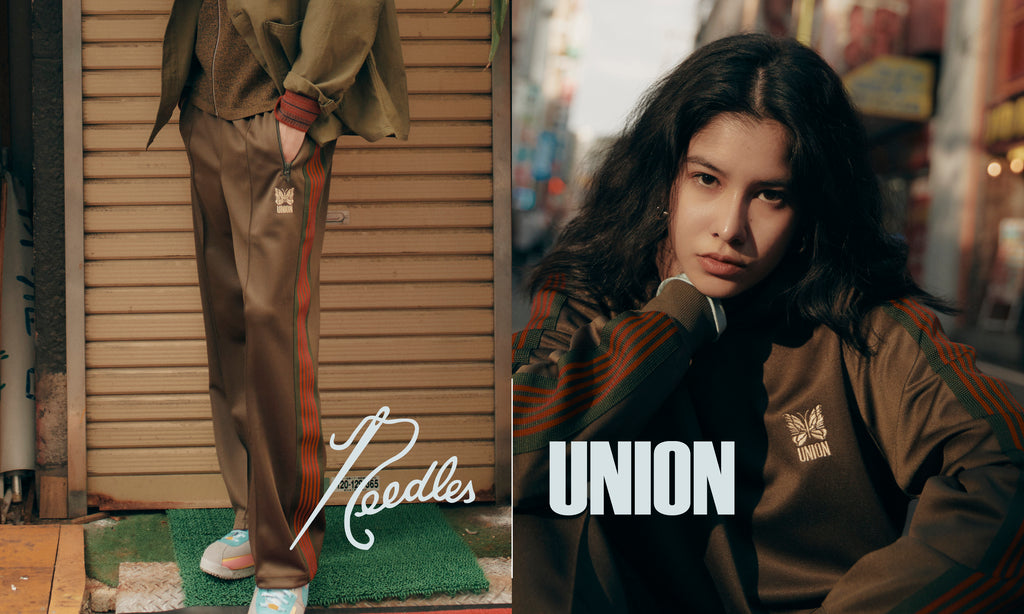 UNION MEMBERS EXCLUSIVE UNION x NEEDLES TRACK HOODIE & TRACK PANT ...