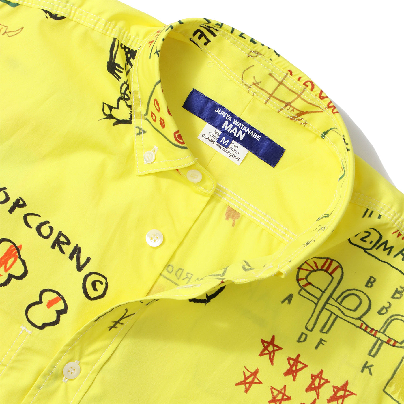 JUNYA WATANABE MAN(ジュンヤワタナベマン)｜COTTON BROAD PRINT Jean-Michel Basquiat  SHIRTS(コットンブロードプリント ジャンミシェルバスキアシャツ)｜【公式通販 UNION TOKYO】｜ユニオントーキョー