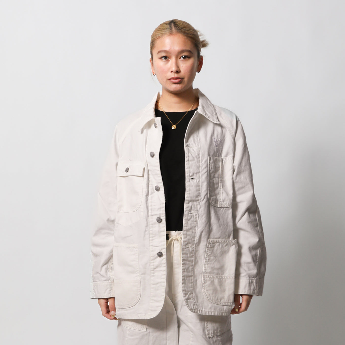 NEEDLES(ニードルズ)｜UNION x NEEDLES Coverall - White Back Sateen(ユニオンニードルズカバーオール  ホワイトバクサテン)｜【公式通販 UNION TOKYO】｜ユニオントーキョー