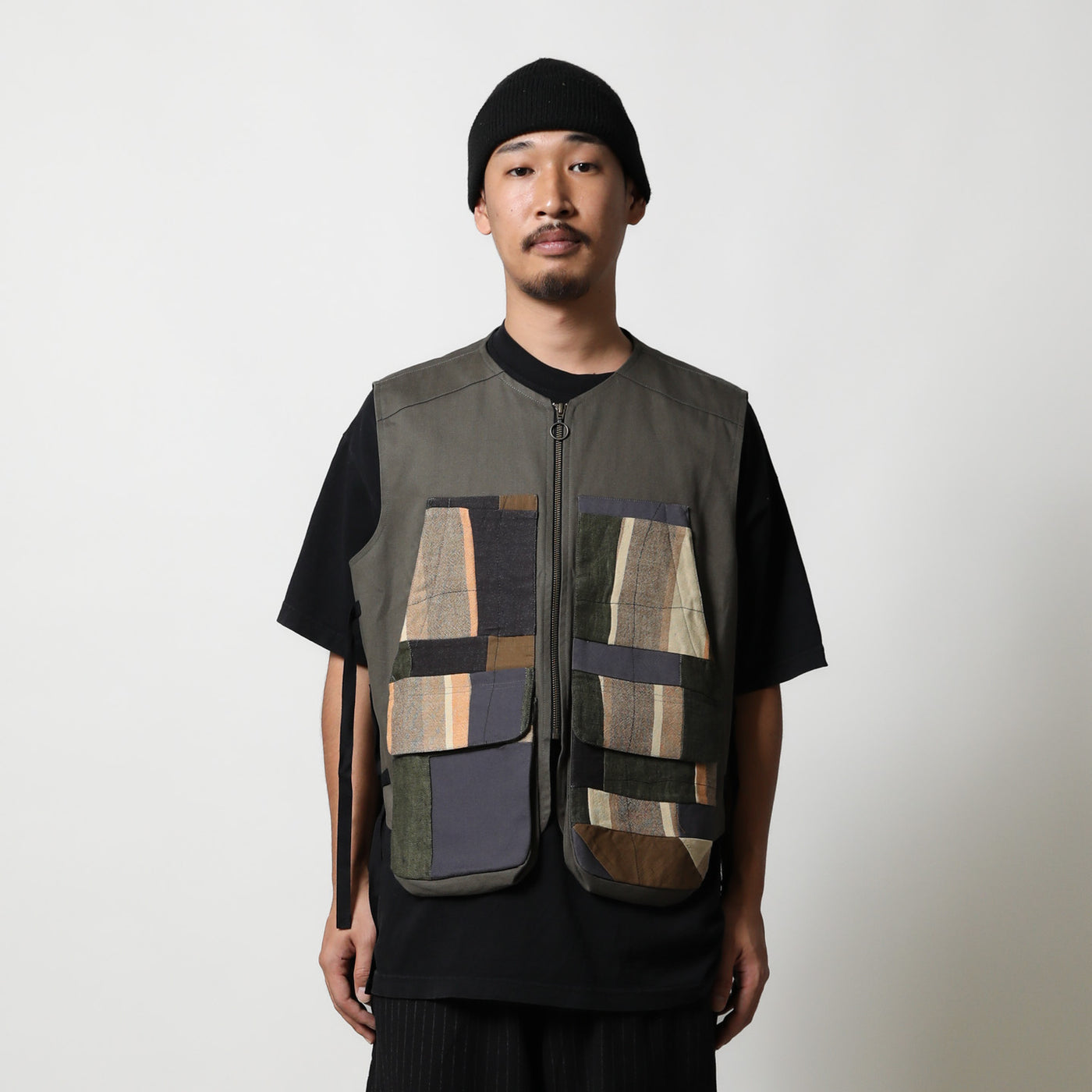 NICHOLAS DALEY(ニコラスデイリー)｜PATCHWORK UTILITY  WAISTCOAT(パッチワークユーティレィティーウエストコート)｜【公式通販 UNION TOKYO】｜ユニオントーキョー