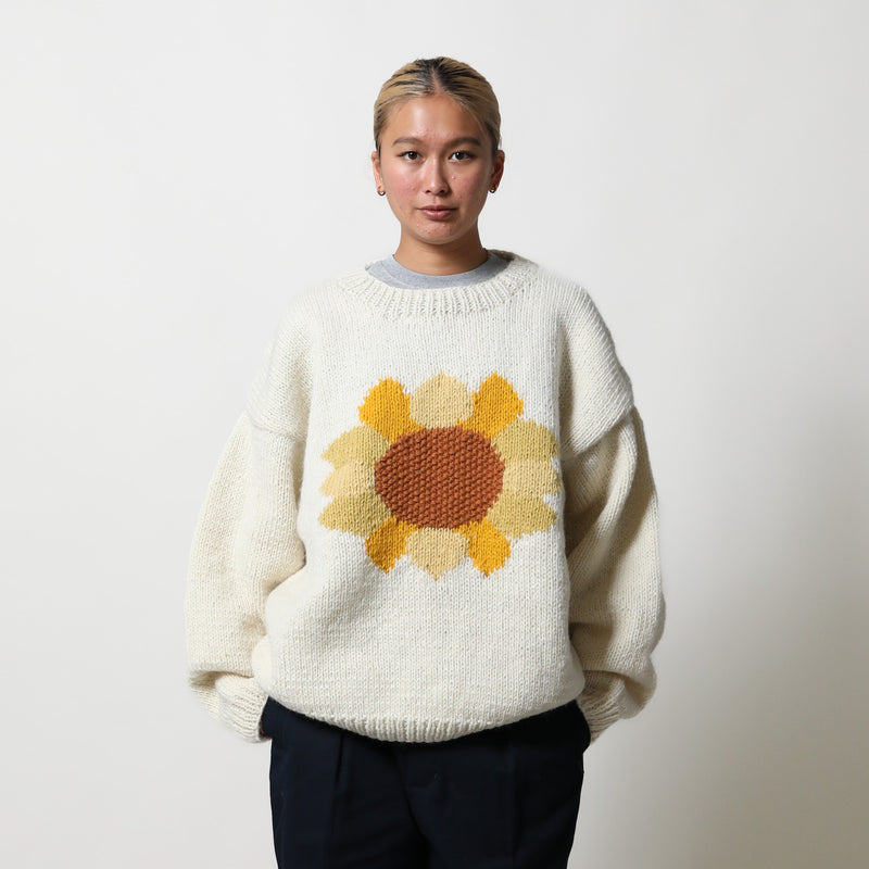 Crew Neck Knit-Sunflower
