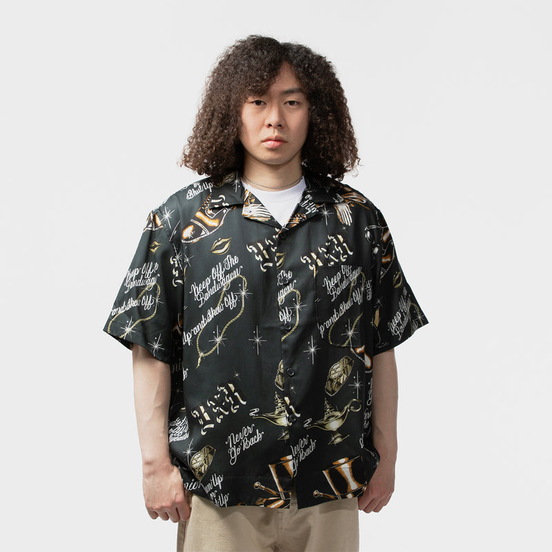 BORN X RAISED(ボーンレイズド)｜BORN x RAISED + UNION GENTS OF DESIRE BUTTON UP SHIRT(ボーンアンドレイズド ユニオンジェンツオブデザイヤーボタンアップシャツ)｜【公式通販 UNION TOKYO】｜ユニオントーキョー