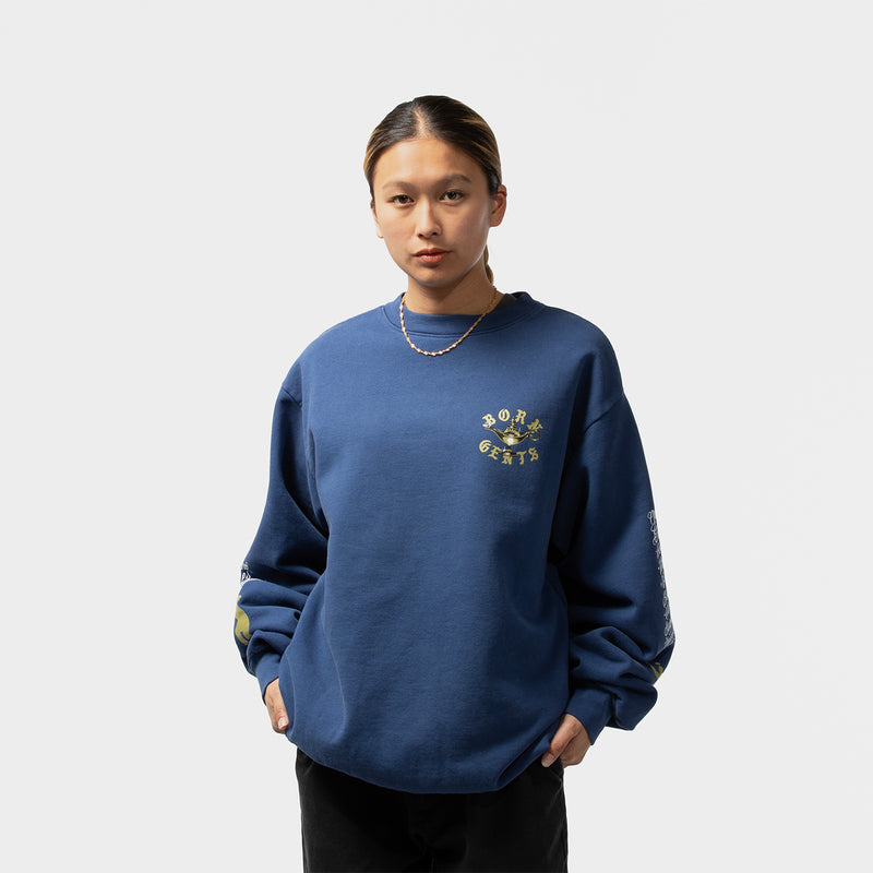 BORN X RAISED(ボーンレイズド)｜BORN X RAISED + UNION GENTS OF DESIRE RULES CREWNECK(ボーンレイズドユニオンジェンツオブデザイアールールズクルーネック)｜【公式通販 UNION TOKYO】｜ユニオントーキョー