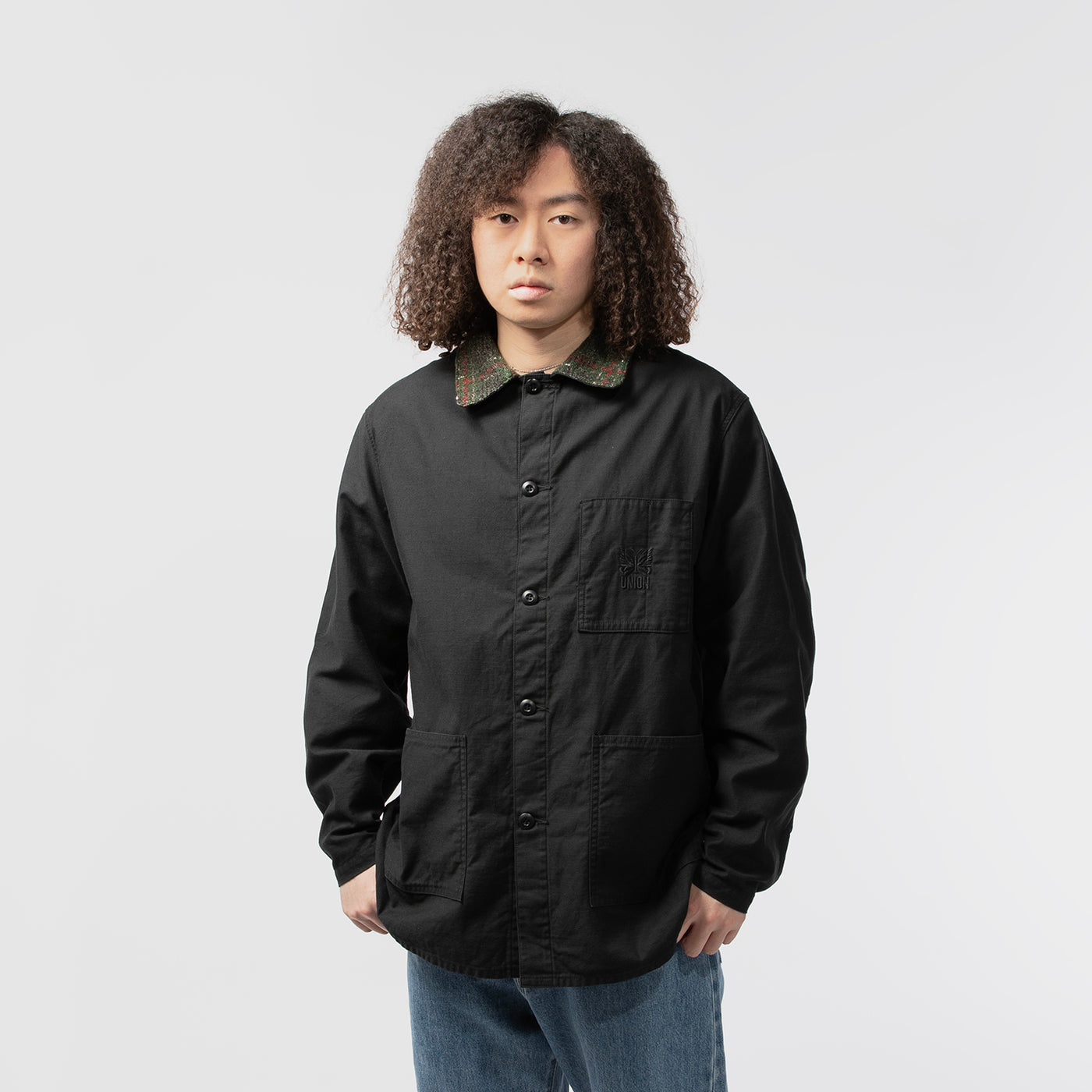 NEEDLES(ニードルズ)｜UNION x NEEDLES D.N. COVERALL JACKET - Back Sateen(ユニオン ニードレスDNカバーオールジャケット バックサテン)｜【公式通販 UNION TOKYO】｜ユニオントーキョー