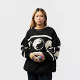 MacMahon Knitting Mills(マクマホン ニッティング ミルズ)｜Crew Neck Knit-Line Yin&Yang(クルーネックニットラインインヤン)｜【公式通販 UNION TOKYO】｜ユニオントーキョー