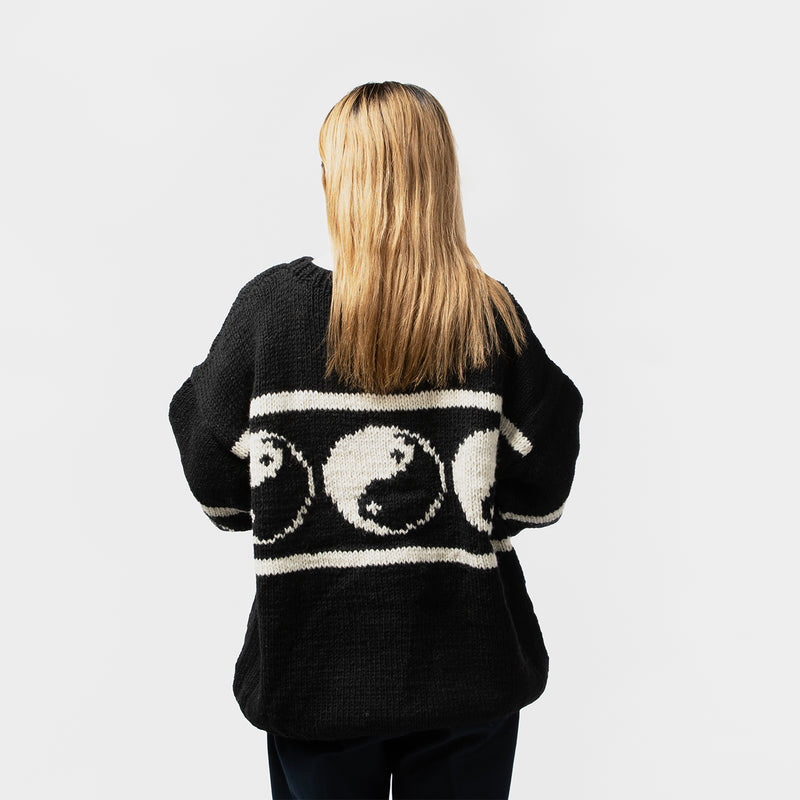 MacMahon Knitting Mills(マクマホン ニッティング ミルズ)｜Crew Neck Knit-Line Yin&Yang(クルーネックニットラインインヤン)｜【公式通販 UNION TOKYO】｜ユニオントーキョー