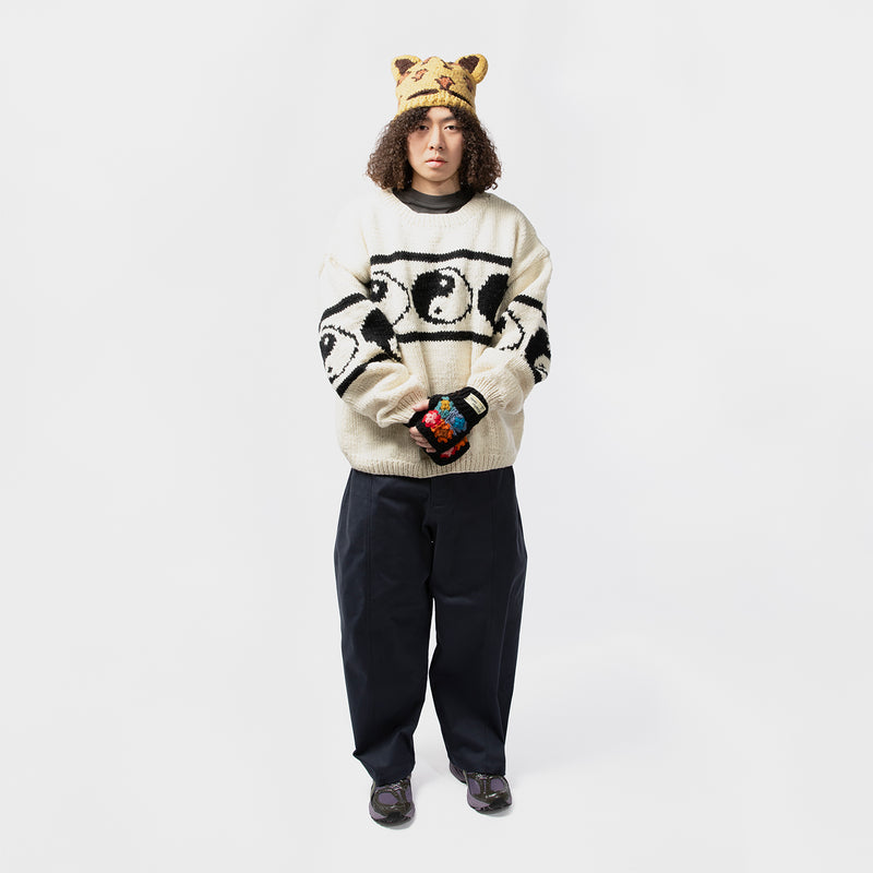 MacMahon Knitting Mills(マクマホン ニッティング ミルズ)｜Crew Neck Knit-Line Yin&Yang(クルーネックニットラインインヤン)｜【公式通販 UNION TOKYO】｜ユニオントーキョー