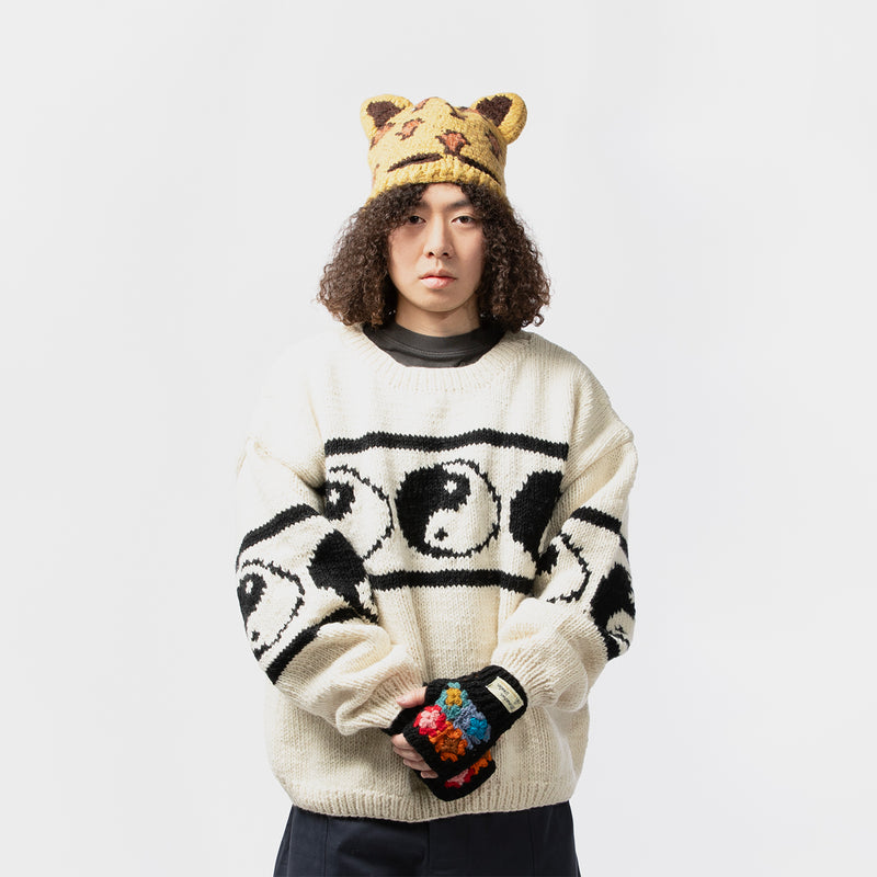 MacMahon Knitting Mills(マクマホン ニッティング ミルズ)｜Crew Neck Knit-Line Yin&Yang(クルーネックニットラインインヤン)｜【公式通販 UNION TOKYO】｜ユニオントーキョー