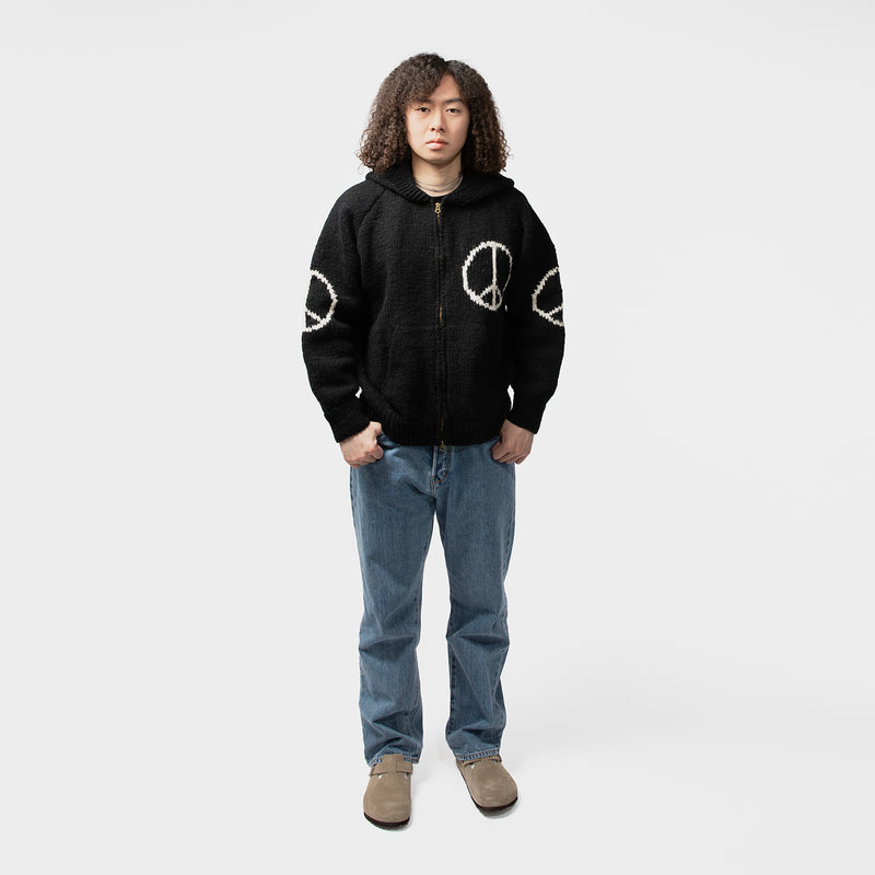 Peace Sign Zip Parka UNION