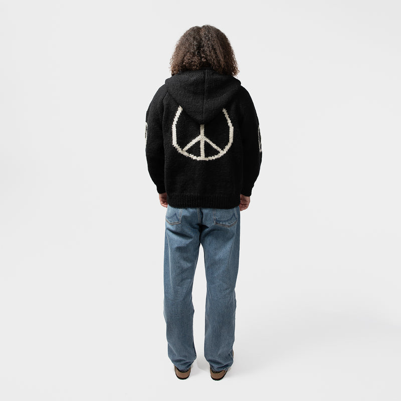 Peace Sign Zip Parka UNION