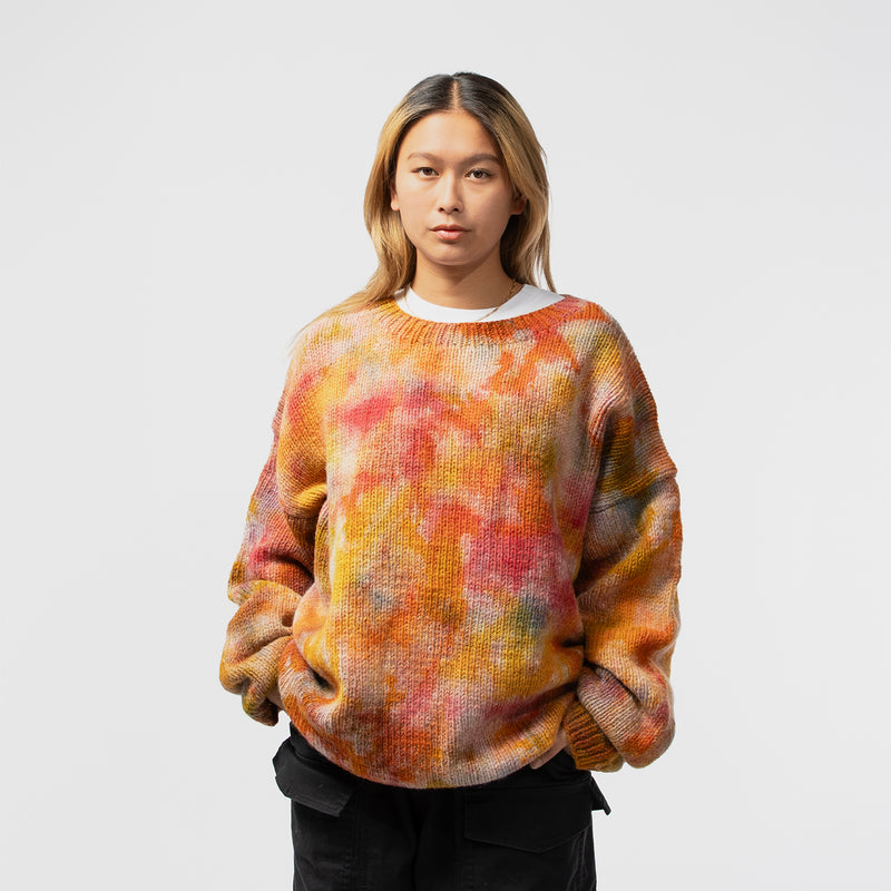 MacMahon Knitting Mills(マクマホン ニッティング ミルズ)｜Crew Neck Knit-Tie Dye(クルーネックニットタイダイ)｜【公式通販 UNION TOKYO】｜ユニオントーキョー