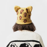 MacMahon Knitting Mills(マクマホン ニッティング ミルズ)｜Knit Beanie-Leopard(ニットビーニーレオパード)｜【公式通販 UNION TOKYO】｜ユニオントーキョー