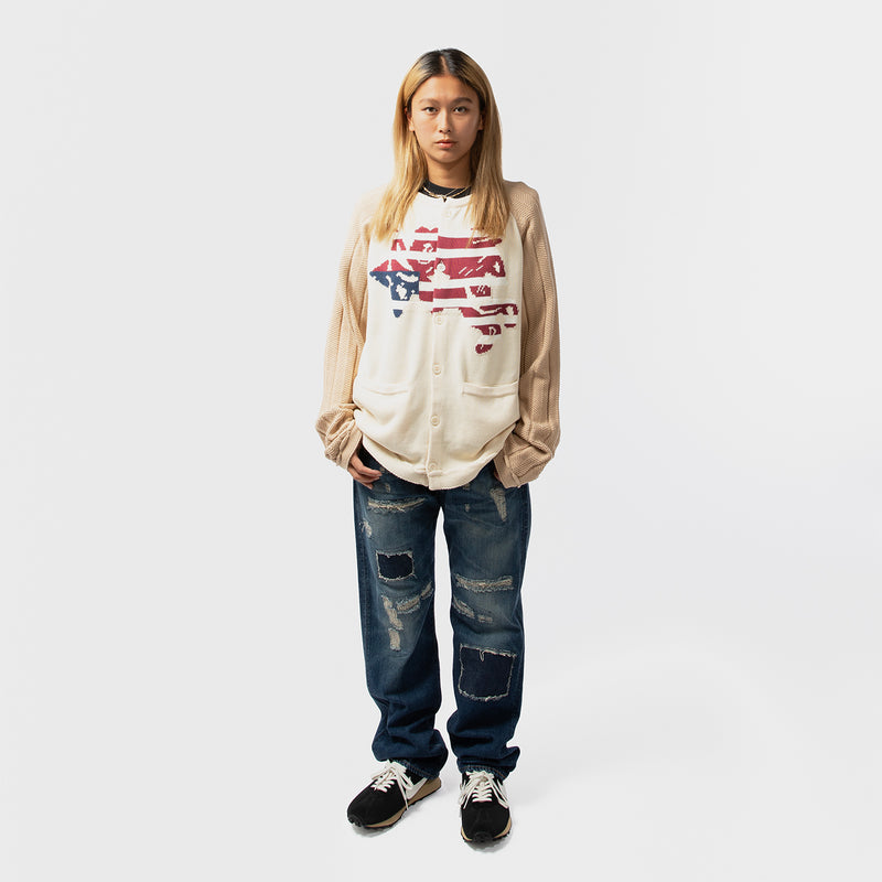 FAF(エフエーエフ)｜ANGEL RAGLAN KNIT CARDIGAN(エンジェルラグランニットカーディガン)｜【公式通販 UNION TOKYO】｜ユニオントーキョー