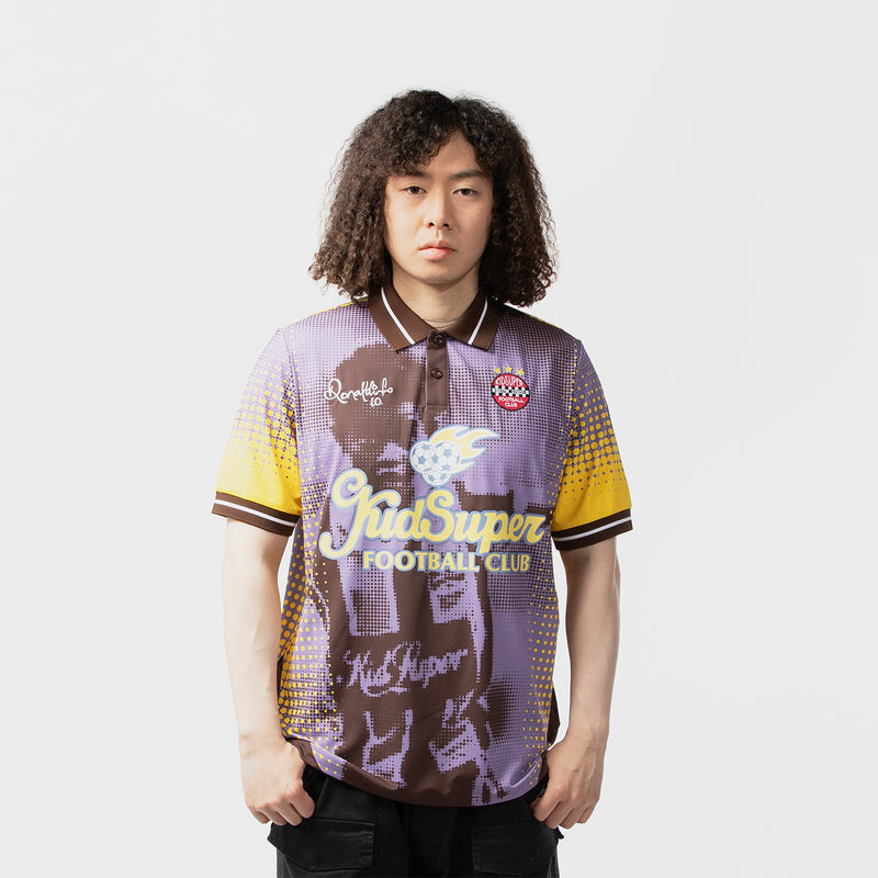 KidSuper(キッドスーパー)｜KidSuper X Ronaldinho Soccer Jersey(キッドスーパーロナウジーニョサッカージャージ)｜【公式通販 UNION TOKYO】｜ユニオントーキョー