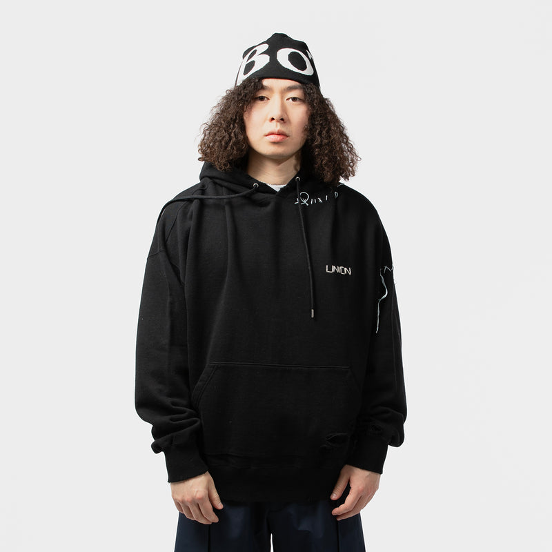 DISCOVERED(ディスカヴァード)｜UNION LOOPING DAMAGE HOODY(ユニオンルーピングダメイジフーディ)｜【公式通販 UNION TOKYO】｜ユニオントーキョー