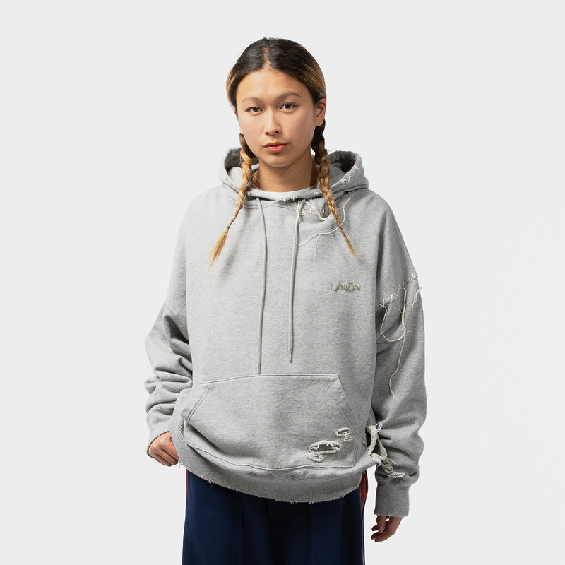 DISCOVERED(ディスカヴァード)｜UNION LOOPING DAMAGE HOODY(ユニオンルーピングダメイジフーディ)｜【公式通販 UNION TOKYO】｜ユニオントーキョー