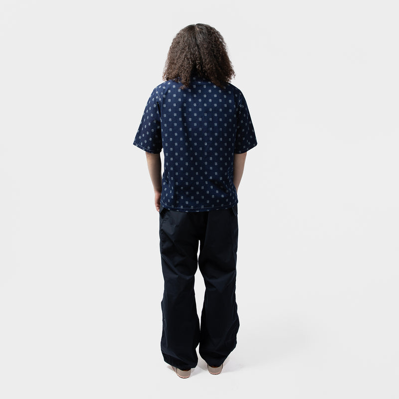 Cabana Shirt - 6oz Printed Indigo Kasuri