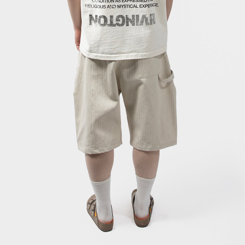 sage NATION(セイジネーション)｜BOX PLEAT SHORT DENIM HERRINGBONE(ボックスプリートショートデニムヘリンボーン)｜【公式通販 UNION TOKYO】｜ユニオントーキョー