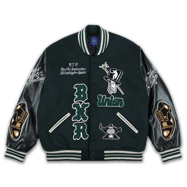 BORN X RAISED(ボーンレイズド)｜BORN X RAISED + UNION GENTS OF DESIRE LETTERMAN JACKET(ボーンレイズドユニオンジェンツオブデサイヤーレターマンジャケット)｜【公式通販 UNION TOKYO】｜ユニオントーキョー