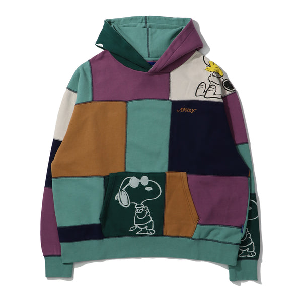 AWAKE NY(アウェイクニューヨーク)｜PEANUTS PATCHWORK HOODIE