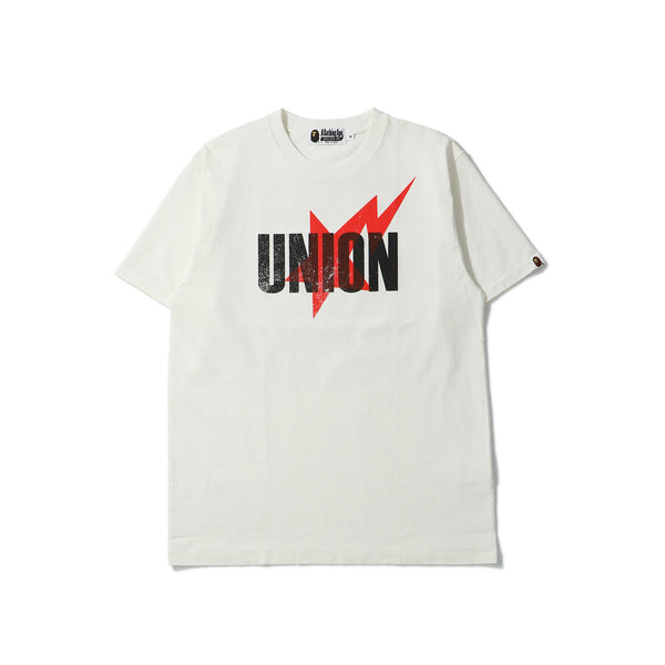 BAPE X UNION PIGMENT DYED STA TEE M