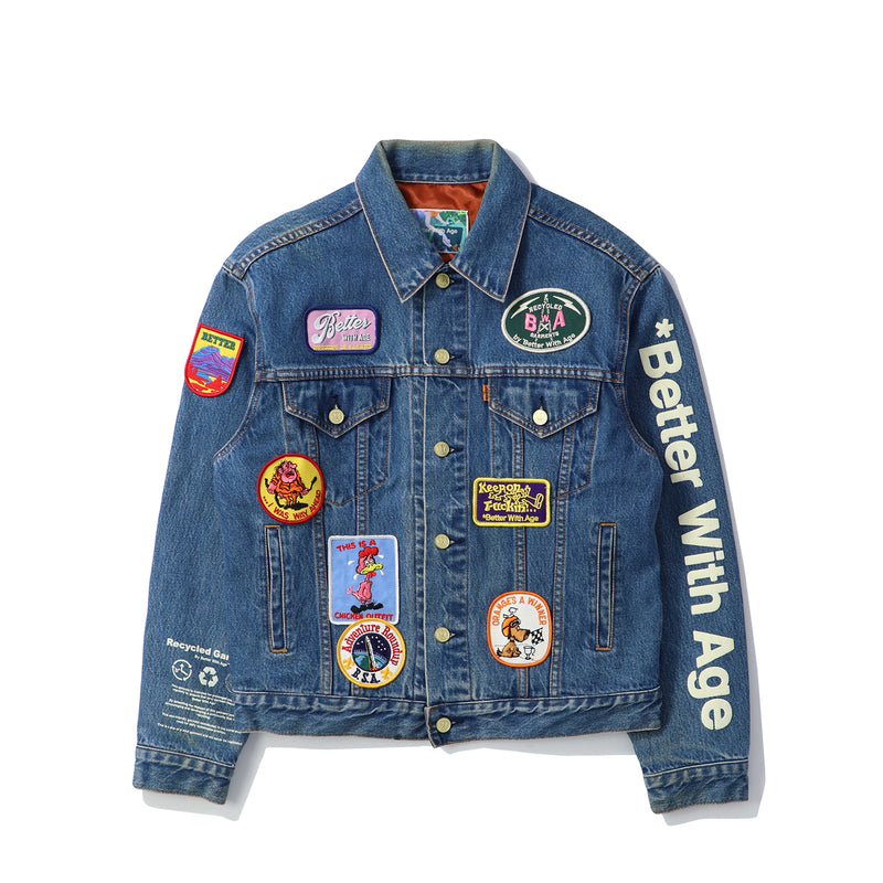 *Better With Age(ベターウィズエイジ)｜Charlatan Reversible Denim Baseball Jacket (シャーラタンリヴァーシブルデニムベイスボールジャケット)｜【公式通販 UNION TOKYO】｜ユニオントーキョー