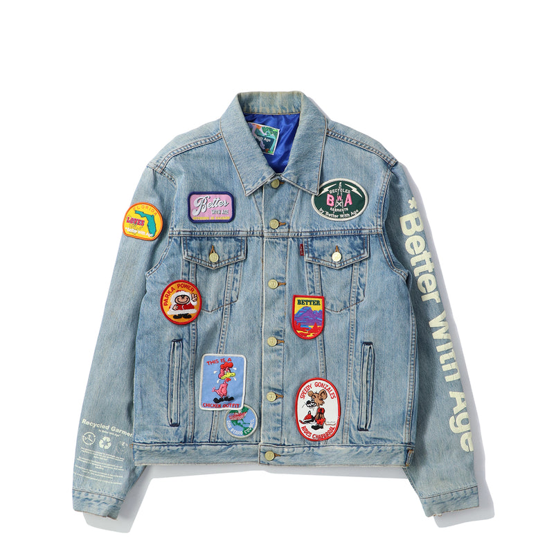 *Better With Age(ベターウィズエイジ)｜Charlatan Reversible Denim Baseball Jacket (シャーラタンリヴァーシブルデニムベイスボールジャケット)｜【公式通販 UNION TOKYO】｜ユニオントーキョー