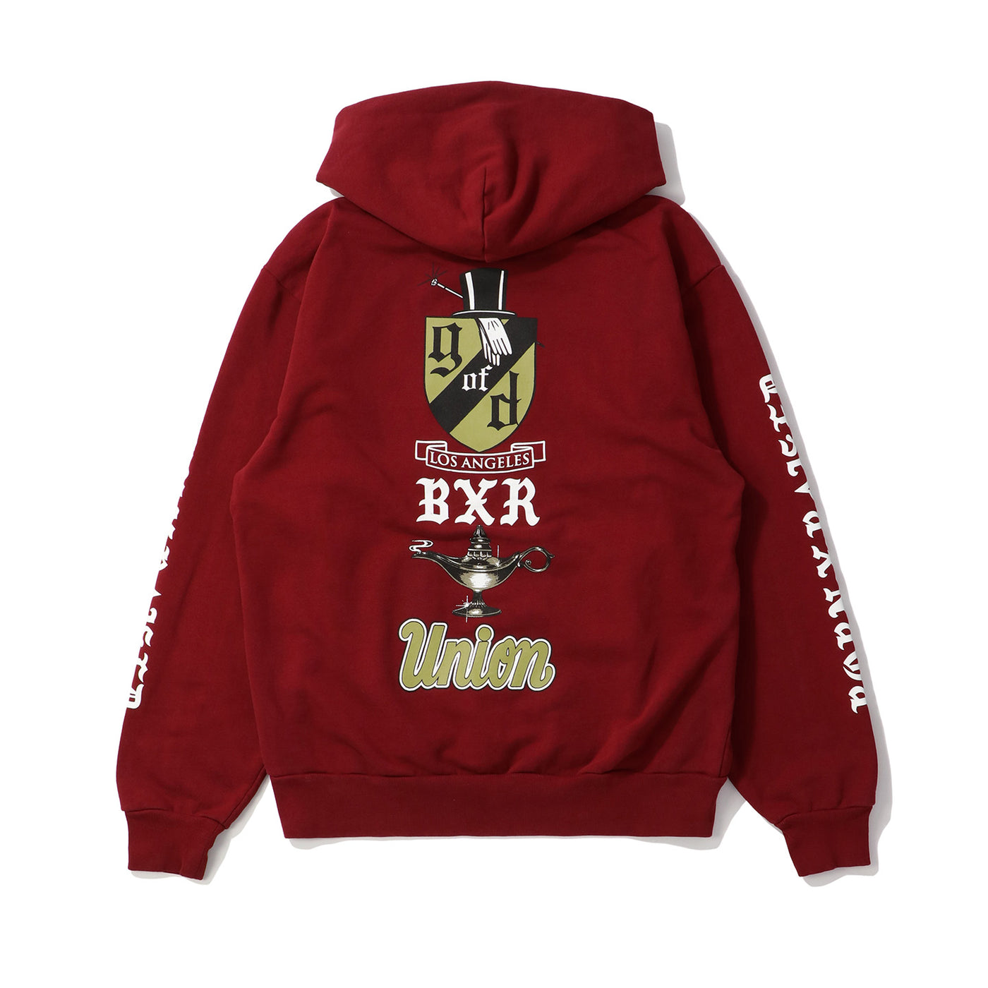 BORN X RAISED(ボーンレイズド)｜BORN X RAISED + UNION GENTS OF DESIRE SEAL HOODIE( ボーンレイズドユニオンジェンツオブデザイアーシールフーディ)｜【公式通販 UNION TOKYO】｜ユニオントーキョー