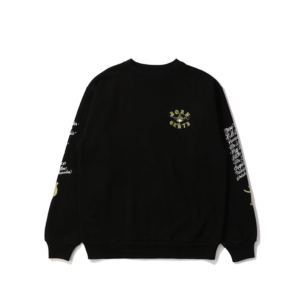 BORN X RAISED(ボーンレイズド)｜BORN X RAISED + UNION GENTS OF DESIRE RULES CREWNECK(ボーンレイズドユニオンジェンツオブデザイアールールズクルーネック)｜【公式通販 UNION TOKYO】｜ユニオントーキョー