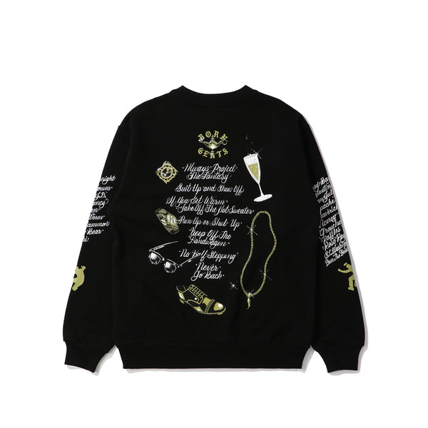 BORN X RAISED(ボーンレイズド)｜BORN X RAISED + UNION GENTS OF DESIRE RULES CREWNECK(ボーンレイズドユニオンジェンツオブデザイアールールズクルーネック)｜【公式通販 UNION TOKYO】｜ユニオントーキョー