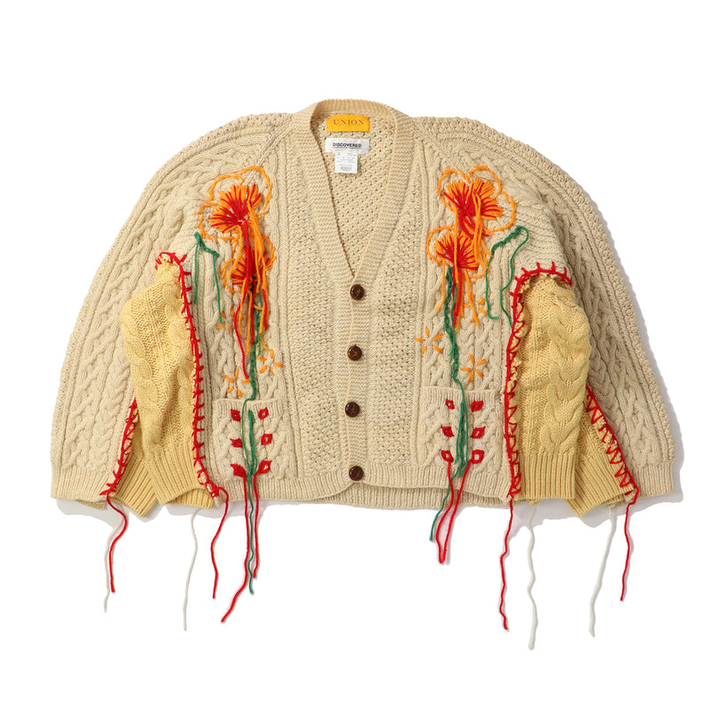 DISCOVERED(ディスカヴァード)｜UNION Hand Embroidery Fisherman Knit(ユニオンハンドエンブロイダリーフィッシャーマンニット)｜【公式通販 UNION TOKYO】｜ユニオントーキョー