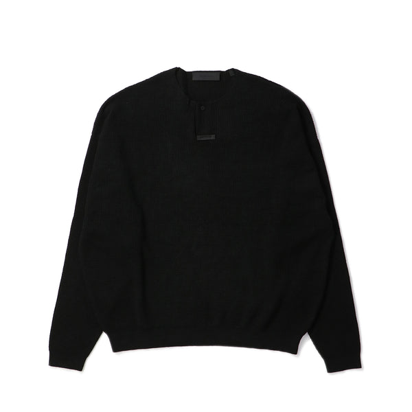 ESSENTIALS(エッセンシャルズ)｜WAFFLE HENLEY SWEATER(ワッフルヘンリーセーター)｜【公式通販 UNION TOKYO】｜ユニオントーキョー