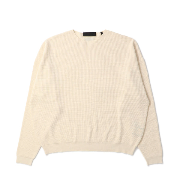 ESSENTIALS(エッセンシャルズ)｜WAFFLE CREWNECK SWEATER(ワッフルクルーネックセーター)｜【公式通販 UNION TOKYO】｜ユニオントーキョー