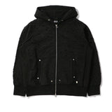 FAF(エフエーエフ)｜Dameged Zip up Hoodie(ダメージドジップアップフーディ)｜【公式通販 UNION TOKYO】｜ユニオントーキョー