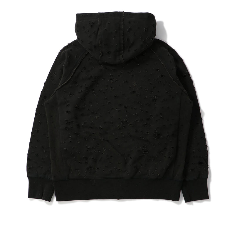 FAF(エフエーエフ)｜Dameged Zip up Hoodie(ダメージドジップアップフーディ)｜【公式通販 UNION TOKYO】｜ユニオントーキョー