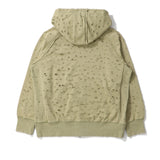 FAF(エフエーエフ)｜Dameged Zip up Hoodie(ダメージドジップアップフーディ)｜【公式通販 UNION TOKYO】｜ユニオントーキョー