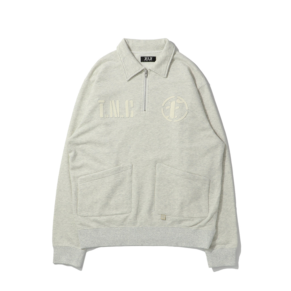 Fake Ass Flowers(フェイクアスフラワーズ)｜Half Zip Sweat Top