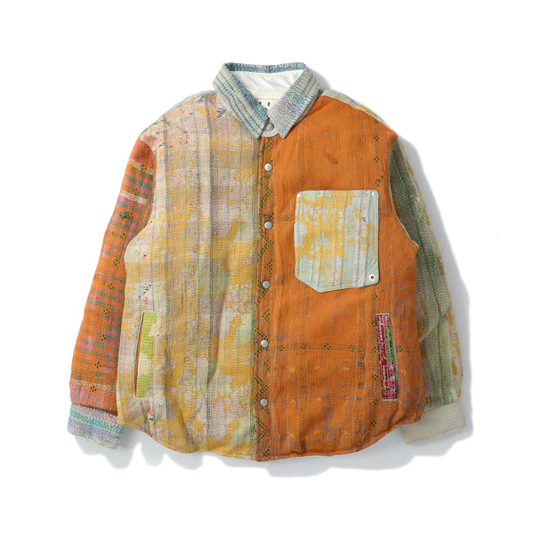 FAF(エフエーエフ)｜VINTAGE KANTHA QUILT DOWN SHIRTS(ヴィンテージカンタキルトダウンシャツ)｜【公式通販 UNION TOKYO】｜ユニオントーキョー