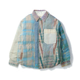 FAF(エフエーエフ)｜VINTAGE KANTHA QUILT DOWN SHIRTS(ヴィンテージカンタキルトダウンシャツ)｜【公式通販 UNION TOKYO】｜ユニオントーキョー