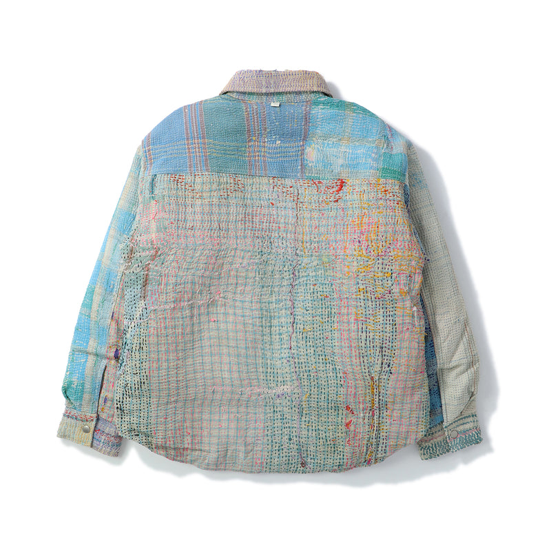 FAF(エフエーエフ)｜VINTAGE KANTHA QUILT DOWN SHIRTS(ヴィンテージカンタキルトダウンシャツ)｜【公式通販 UNION TOKYO】｜ユニオントーキョー