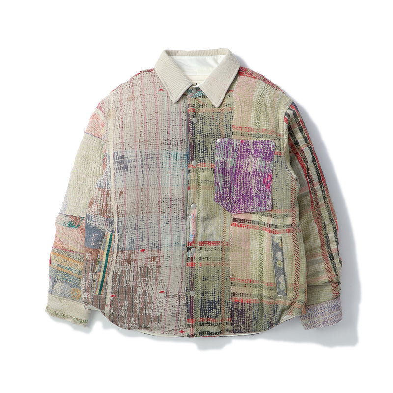 FAF(エフエーエフ)｜VINTAGE KANTHA QUILT DOWN SHIRTS(ヴィンテージカンタキルトダウンシャツ)｜【公式通販 UNION TOKYO】｜ユニオントーキョー