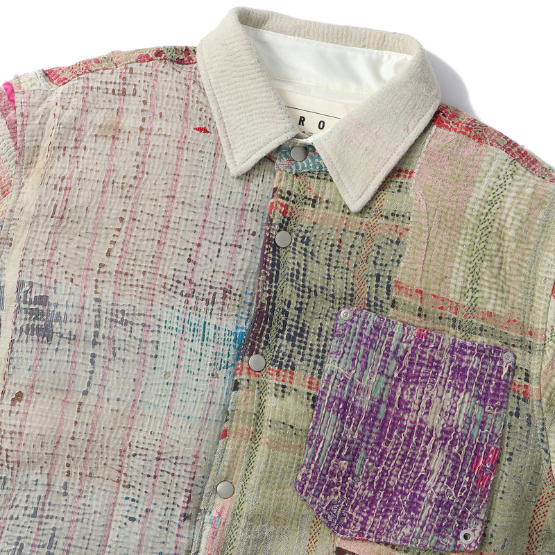 FAF(エフエーエフ)｜VINTAGE KANTHA QUILT DOWN SHIRTS(ヴィンテージカンタキルトダウンシャツ)｜【公式通販 UNION TOKYO】｜ユニオントーキョー