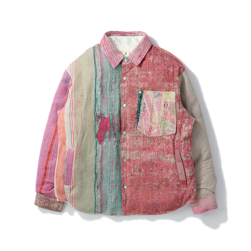 FAF(エフエーエフ)｜VINTAGE KANTHA QUILT DOWN SHIRTS(ヴィンテージカンタキルトダウンシャツ)｜【公式通販 UNION TOKYO】｜ユニオントーキョー