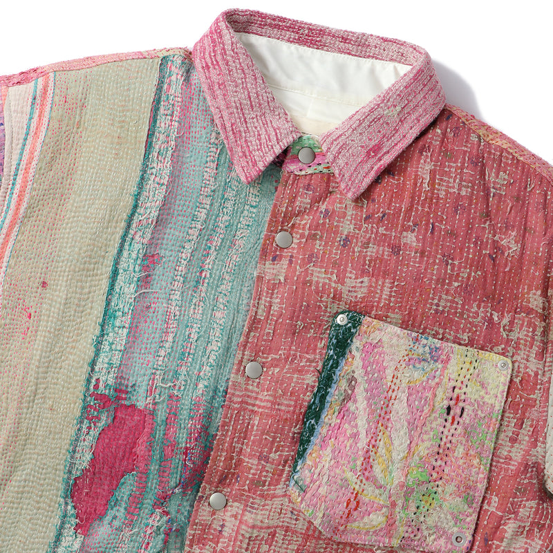 FAF(エフエーエフ)｜VINTAGE KANTHA QUILT DOWN SHIRTS(ヴィンテージカンタキルトダウンシャツ)｜【公式通販 UNION TOKYO】｜ユニオントーキョー