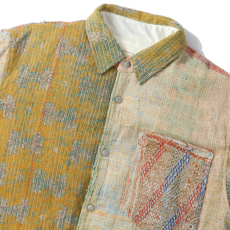 FAF(エフエーエフ)｜VINTAGE KANTHA QUILT DOWN SHIRTS(ヴィンテージカンタキルトダウンシャツ)｜【公式通販 UNION TOKYO】｜ユニオントーキョー